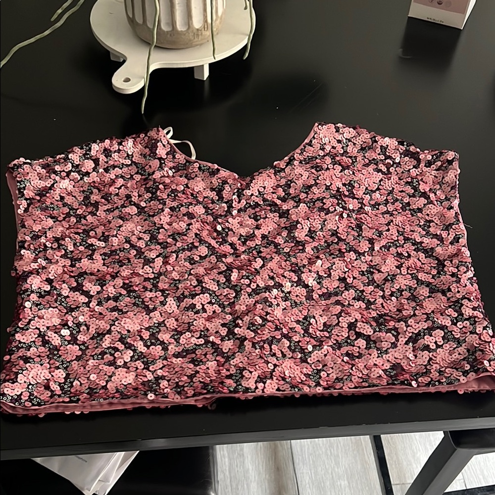 Sequin Pink Top Forever 21